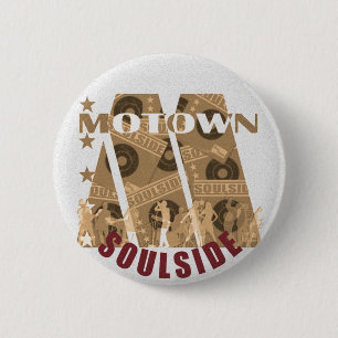 motown 6 cm round badge