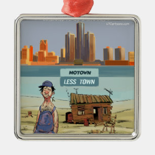 Motown LessTown Funny Metal Tree Decoration