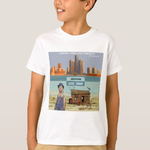 Motown LessTown Funny T-Shirt