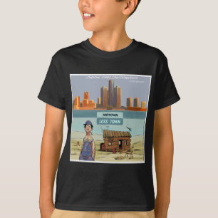 Motown LessTown Funny T-Shirt