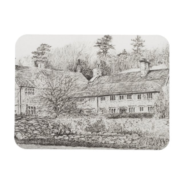 Mottistone Hall Isle of Wight UK 2008 Magnet (Horizontal)