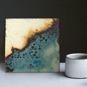Mottled Marbled Earth Tone Wall Decor Abstract Cer Tile