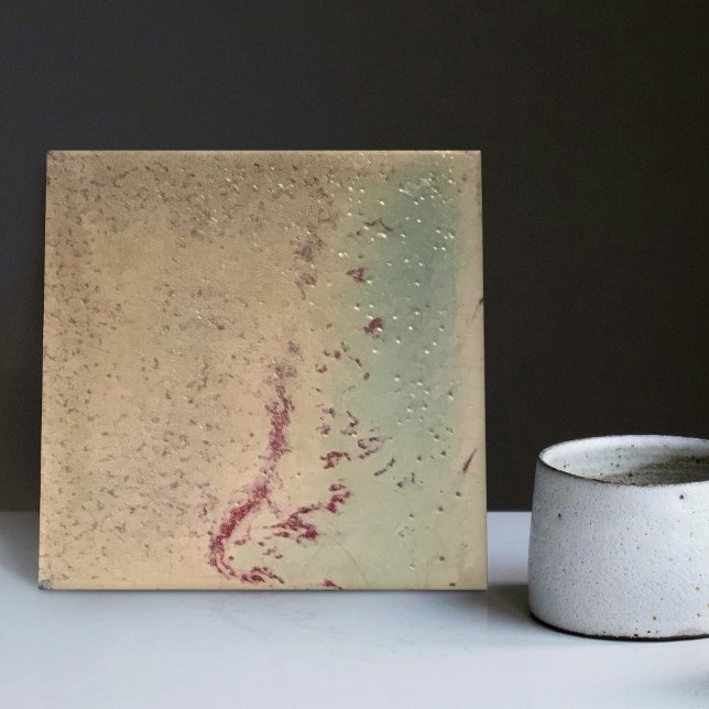 Mottled Marbled Earth Tone Wall Decor Art Nouveau  Tile (Creator Uploaded)