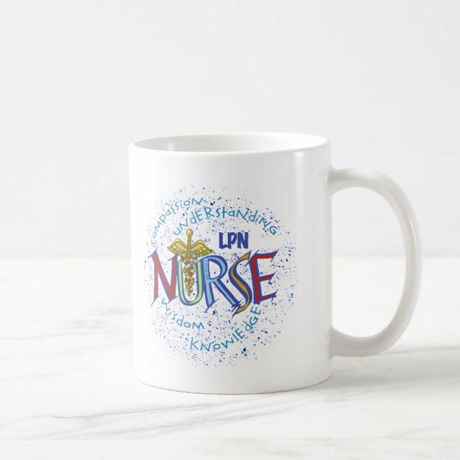 Motto LPN Nurse  Coffee Mug (Right)