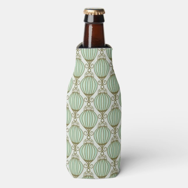 Motton Blue Pattern Bottle Cooler (Bottle Front)