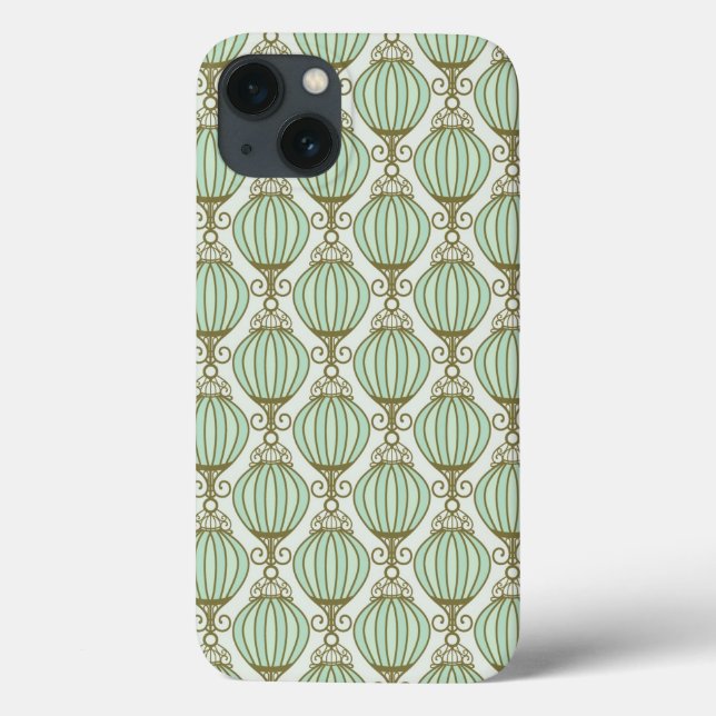 Motton Blue Pattern Case-Mate iPhone Case (Back)