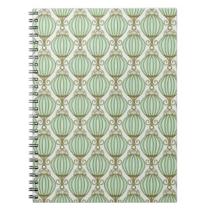 Motton Blue Pattern Notebook