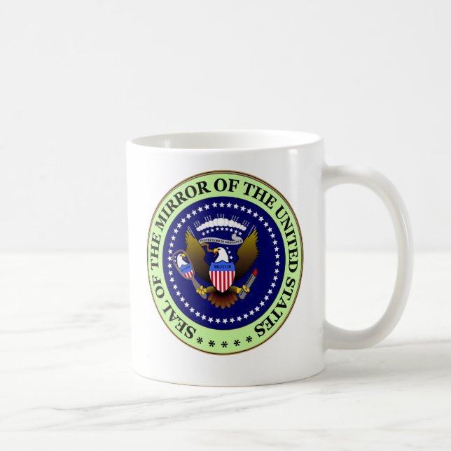 MOTUS SEAL: GREEN COFFEE MUG (Right)