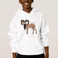 Mouflon goat illustration