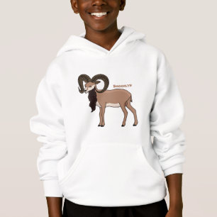 Mouflon goat illustration