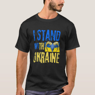 Mouflon Ukraine I Stand With Ukraine Flag Support T-Shirt