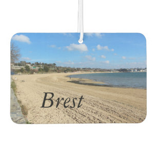 Moulin Blanc beach in Brest Car Air Freshener