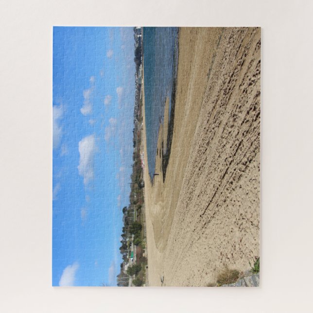 Moulin Blanc beach in Brest Jigsaw Puzzle (Vertical)