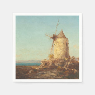 Moulin De Saint-Mitre, Près De Martigues Napkin