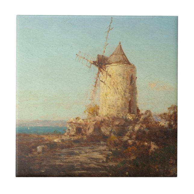 Moulin De Saint-Mitre, Près De Martigues Tile (Front)