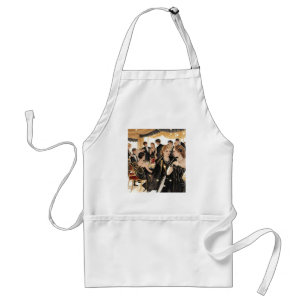 Moulin rouge style, black and gold, Rich luxury  Standard Apron