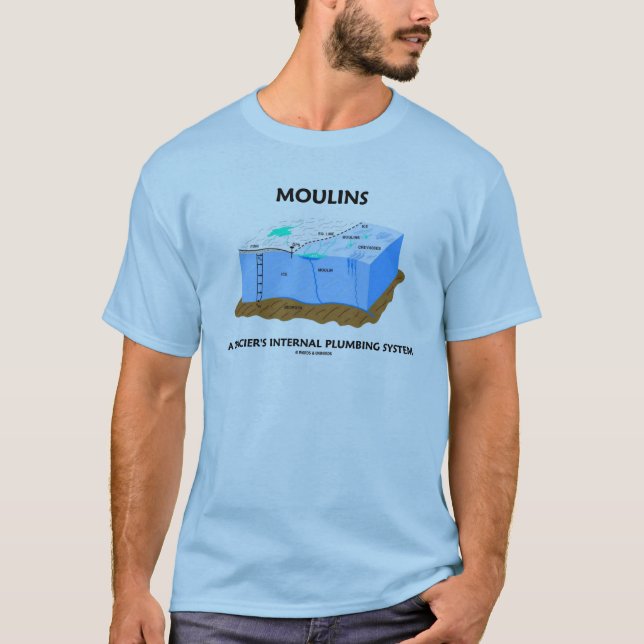 Moulins A Glacier's Internal Plumbing System T-Shirt (Front)