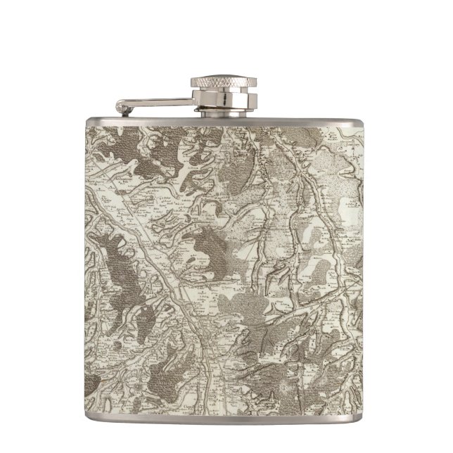 Moulins Hip Flask (Front)