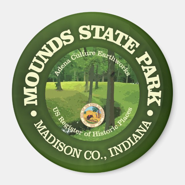 Mounds State Park Magnet (Front)