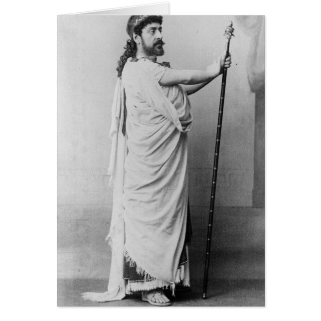 Mounet-Sully  as Oedipus in 'Oedipus Rex' (Front)