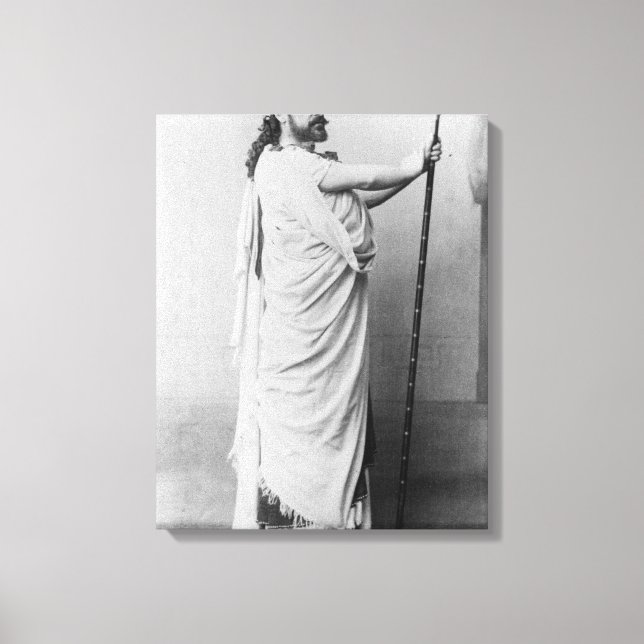 Mounet-Sully  as Oedipus in 'Oedipus Rex' Canvas Print (Front)