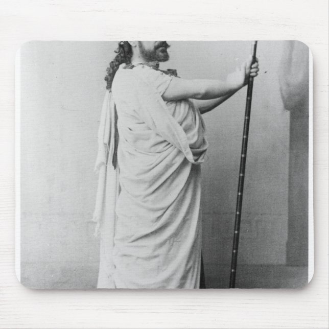 Mounet-Sully  as Oedipus in 'Oedipus Rex' Mouse Pad (Front)
