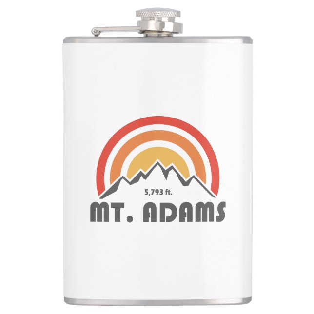 Mount Adams New Hampshire Hip Flask (Front)