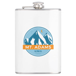Mount Adams New Hampshire Stars Moon Hip Flask
