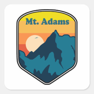 Mount Adams New Hampshire Sunrise Square Sticker