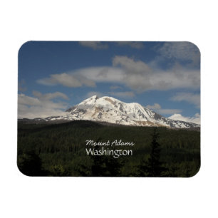 Mount Adams Washington Landscape Photo  Magnet
