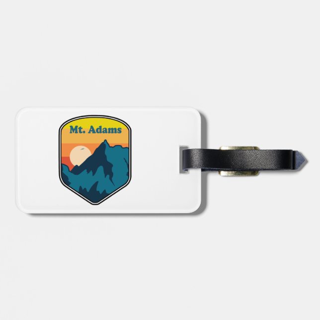 Mount Adams Washington Sunrise Luggage Tag (Back Horizontal)