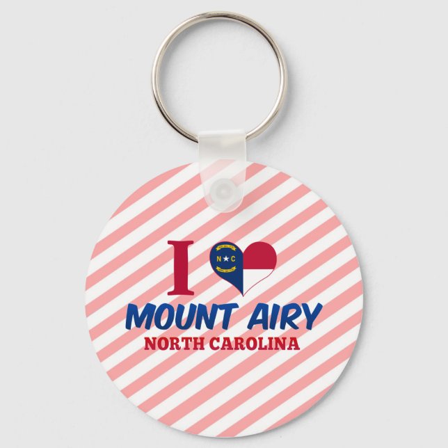 Mount Airy, North Carolina Key Ring (Front)