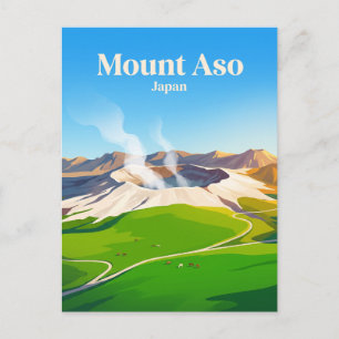 Mount Aso Japan Postcard