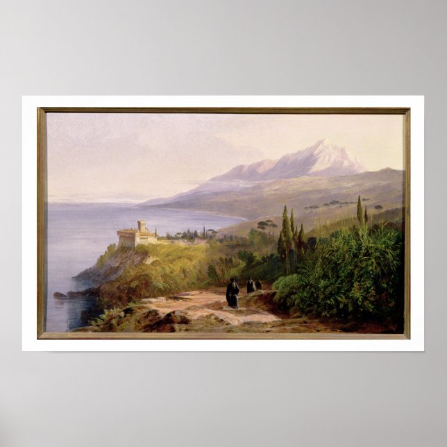 Mount Athos and the Monastery of Stavroniketes, 18 Poster (Front)