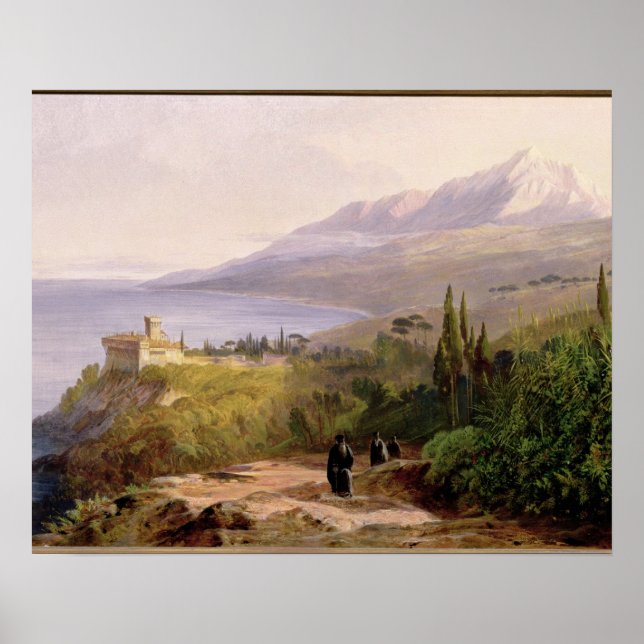 Mount Athos and the Monastery of Stavroniketes, 18 Poster (Front)