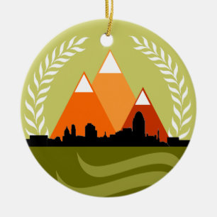 Mount Auburn Ceramic Tree Decoration