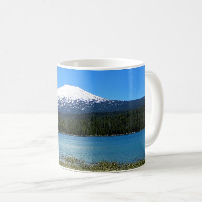 Mount Bachelor, OR Coffee Mug (Front Right)