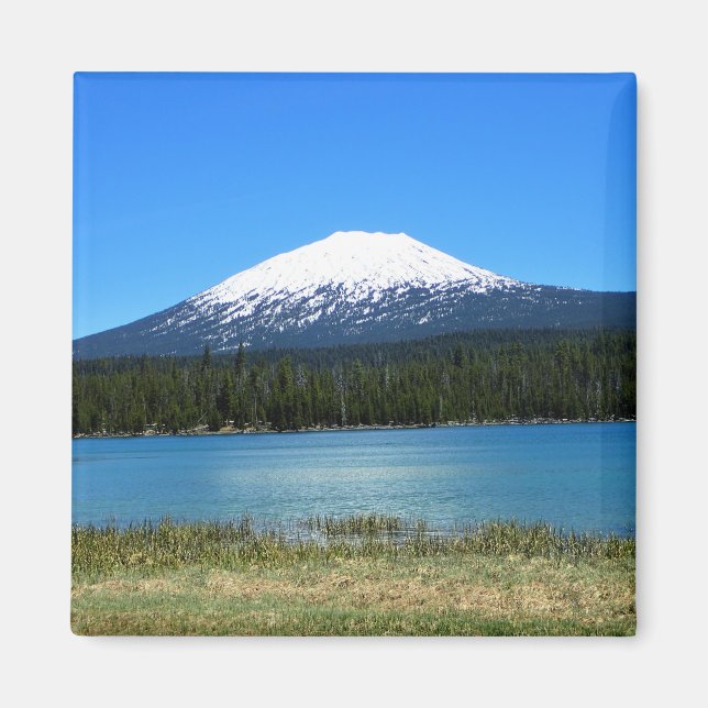 Mount Bachelor, Oregon Magnet (Front)