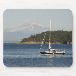 Mount Baker dominates landscape Mouse Pad