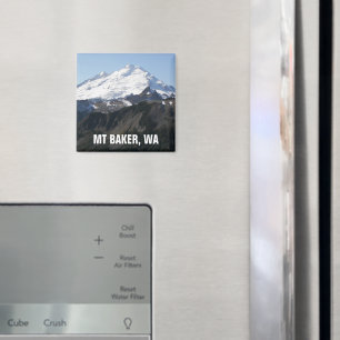 Mount Baker, Washington Photo Magnet