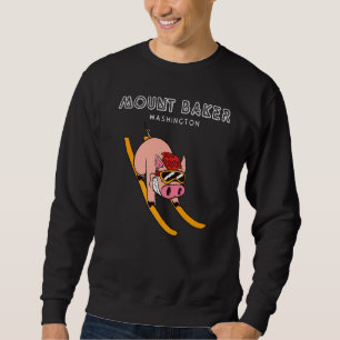 Mount Baker Washington Pig Ski Sweatshirt