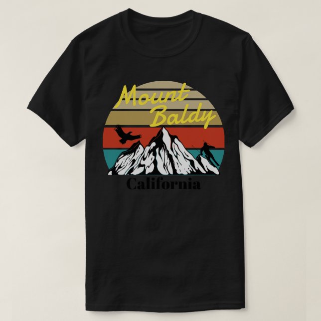Mount Baldy ski California T-Shirt (Design Front)