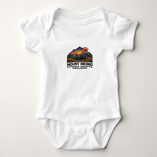 MOUNT BROMO, EAST JAVA BABY BODYSUIT (Front)