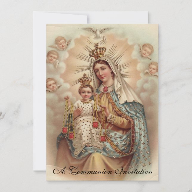 Mount Carmel First Holy Communion Invitation (Front)