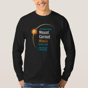 Mount Carmel Illinois Il Total Solar Eclipse 2024 T-Shirt