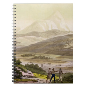 Mount Cayambe, Ecuador, from 'Le Costume Ancien et Spiral Notebook