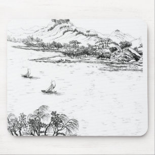 Mount Chang and Lake Chou, from 'Jardins Anglo-Chi Mouse Pad
