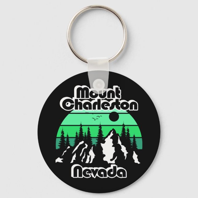 Mount Charleston Nevada Key Ring (Front)