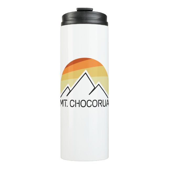 Mount Chocorua New Hampshire Retro Thermal Tumbler (Front)