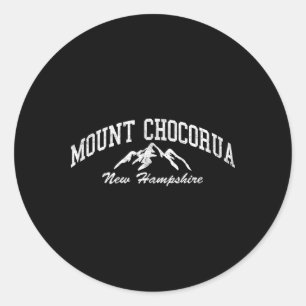 Mount Chocorua New Hampshire Vintage Mountain  Classic Round Sticker